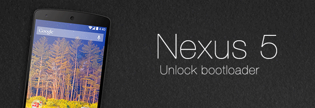 unlock nexus 5 bootloader
